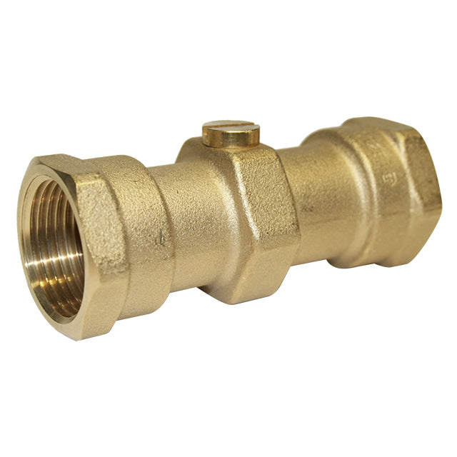 1/2" CR Brass Double Check Valve - Screwed BSPP - WRAS Approved VS2470