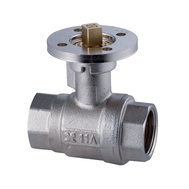 1" Brass Ball Valve 30° V-Notch Ball ISO Top. VS 4507