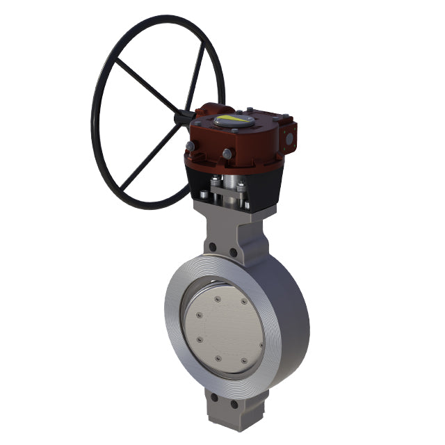 2" Ghibson Stainless Steel High Performance Butterfly Valve Wafer Type Stainless Steel Disc RPTFE Seat VS9558
