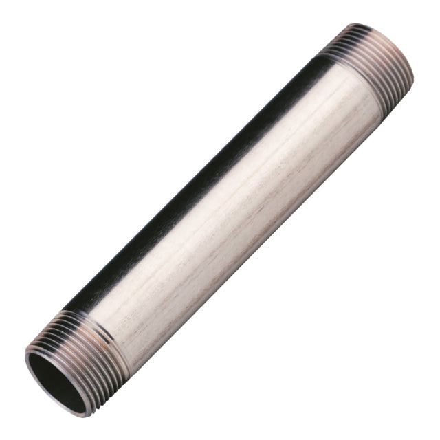 1 x 300mm stainless steel screwed tube sst