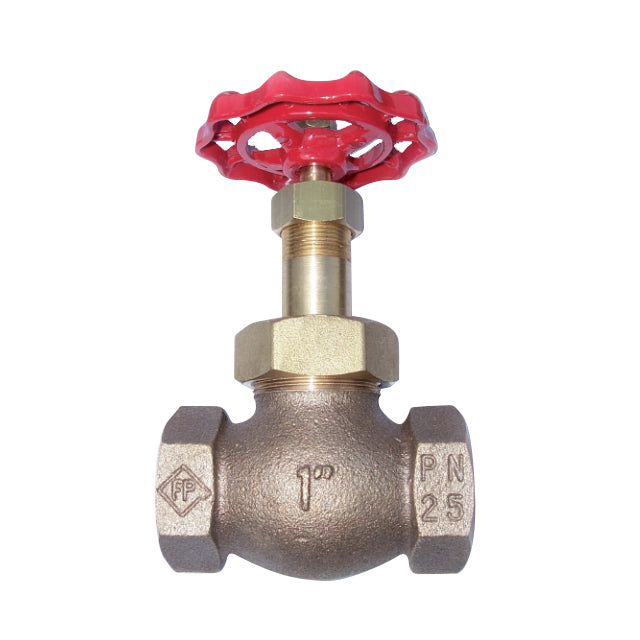 1 1/2" FP Bronze Globe Valve - PN25 - VS 1004
