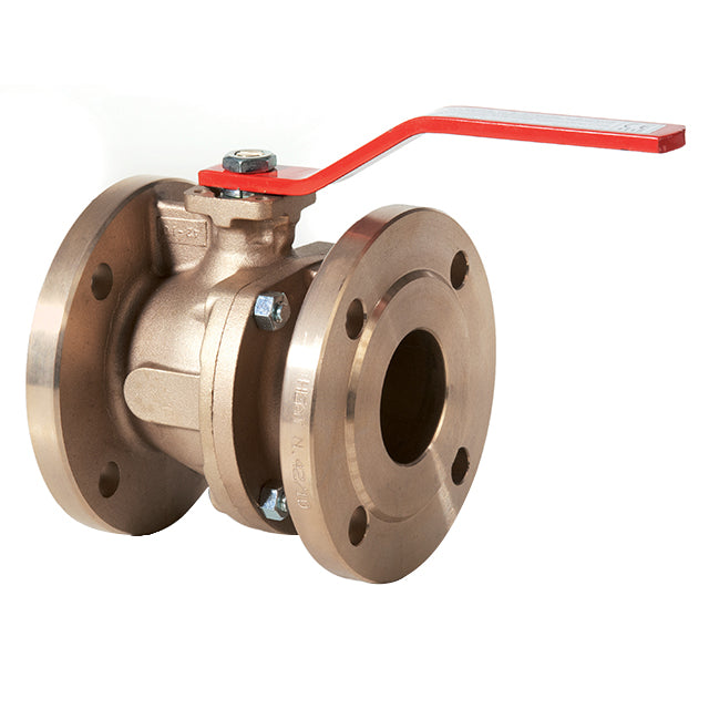 1/2" Brandoni Bronze Ball Valve Flanged PN16. VS2555