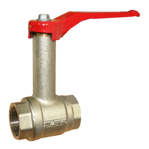 1/2" Brass Ball Valve with Fixed Extended Neck. VS4169
