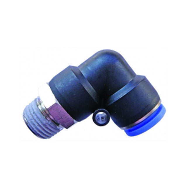1/4" Male Stud Elbow Fitting Nickel Plated Brass Push Fit. Actuator UF6MME