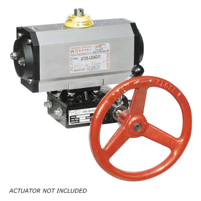 1200Nm Declutchable Gearbox Actuator Not Included PV01-GOJ26