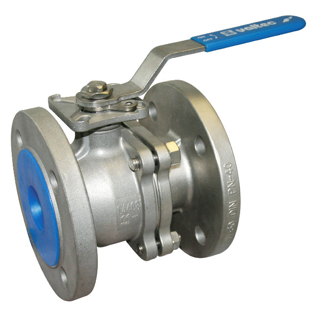 3/4" Valtec Stainless Steel Ball Valve Flanged ANSI 150 ISO Top. VS6373