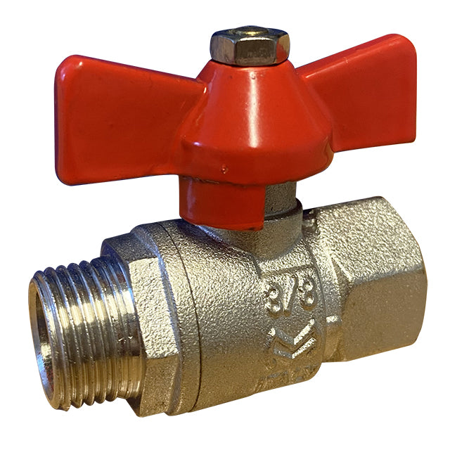 3/8" Brass Ball Valve PN40 A Range Clearance. VS 4105 A
