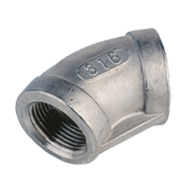 4" Stainless Steel 45° Elbow SS120
