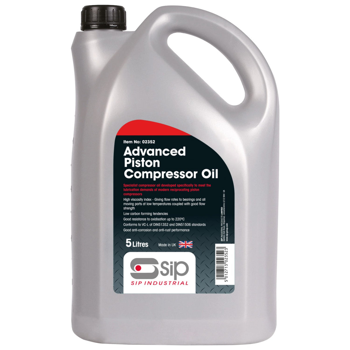 SIP 5L ISO 150 Piston Compressor Oil - 02352