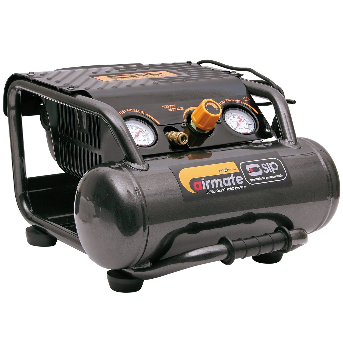 SIP OL197/10RC 110v 10ltr Direct Drive Compressor - 06256