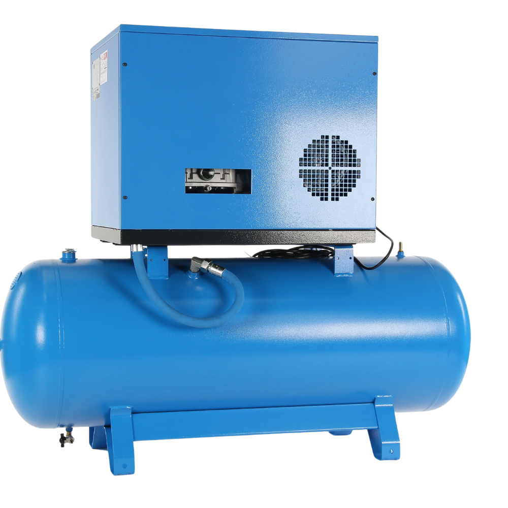 ABAC LN1 B5900 270L Tank Mounted Silenced Air Compressor T5.5 415 Volt 20CFM - 4116026060