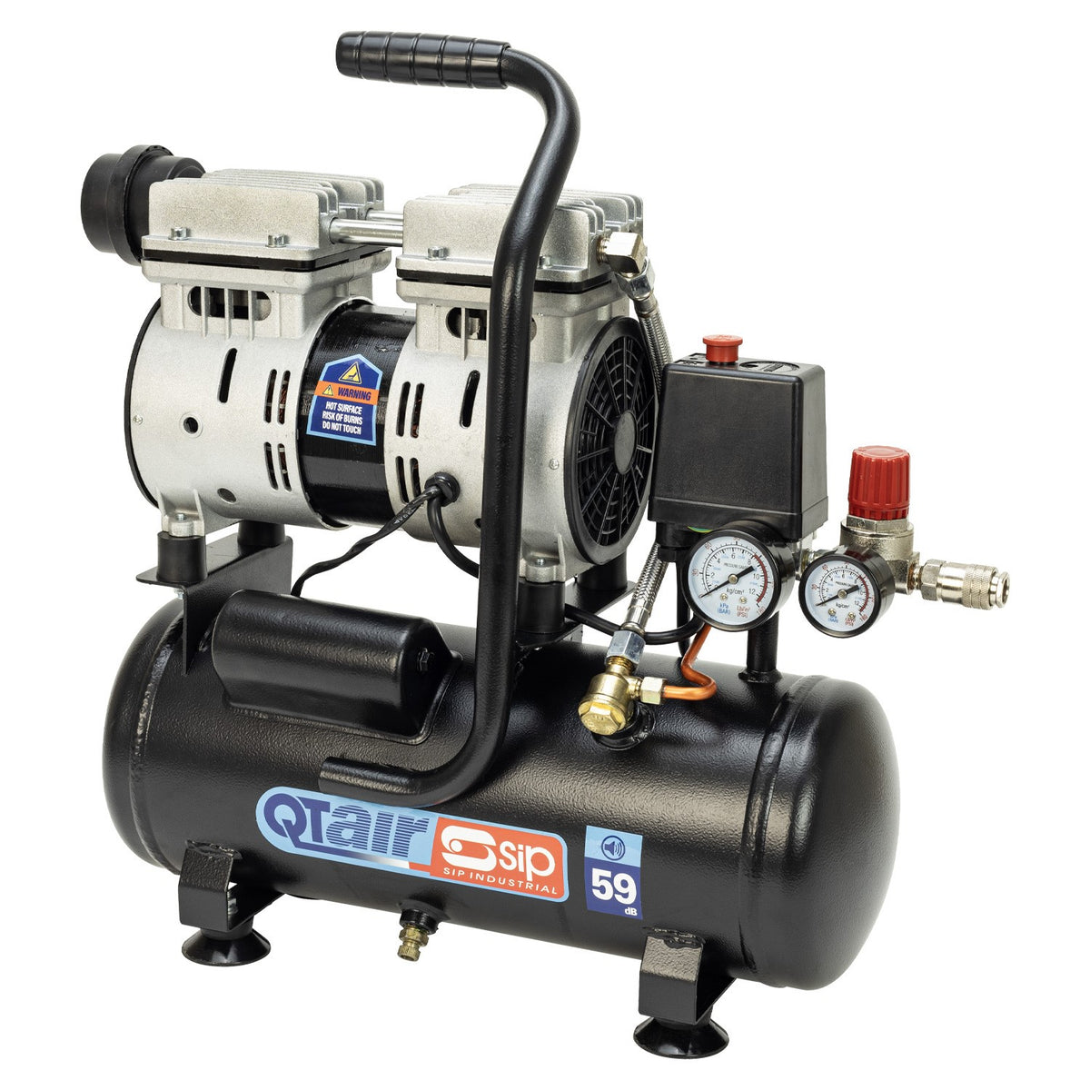 SIP QT DD 6ltr Ultra Low Noise Compressor - 05398