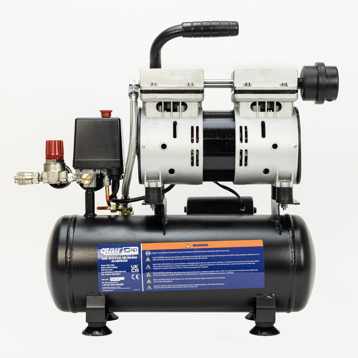 SIP QT DD 6ltr Ultra Low Noise Compressor - 05398