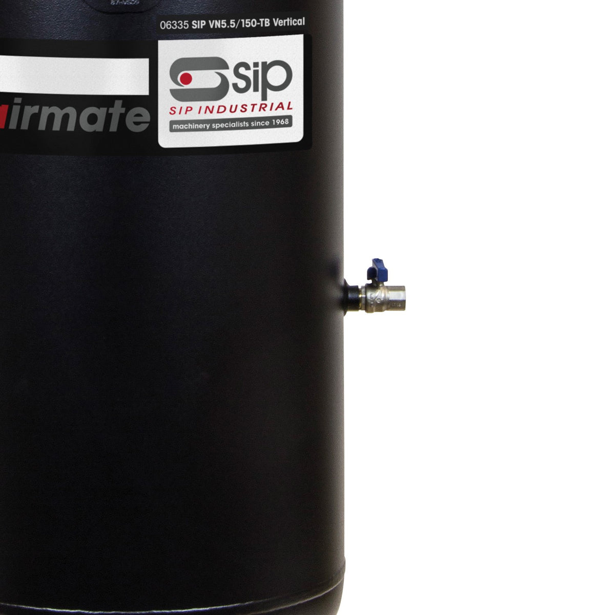 SIP VN5.5/150-TB Vertical Belt Drive Compressor - 06335