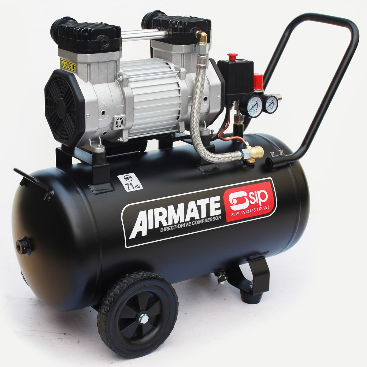 SIP AIRMATE® 50L 3hp Low Noise Compressor - 05480