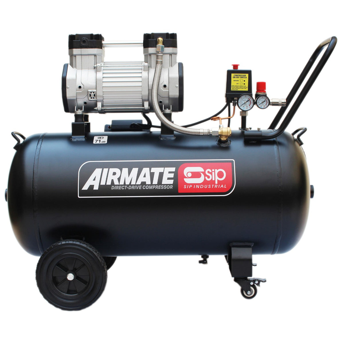 SIP AIRMATE® 100L 3hp Low Noise Compressor - 05481