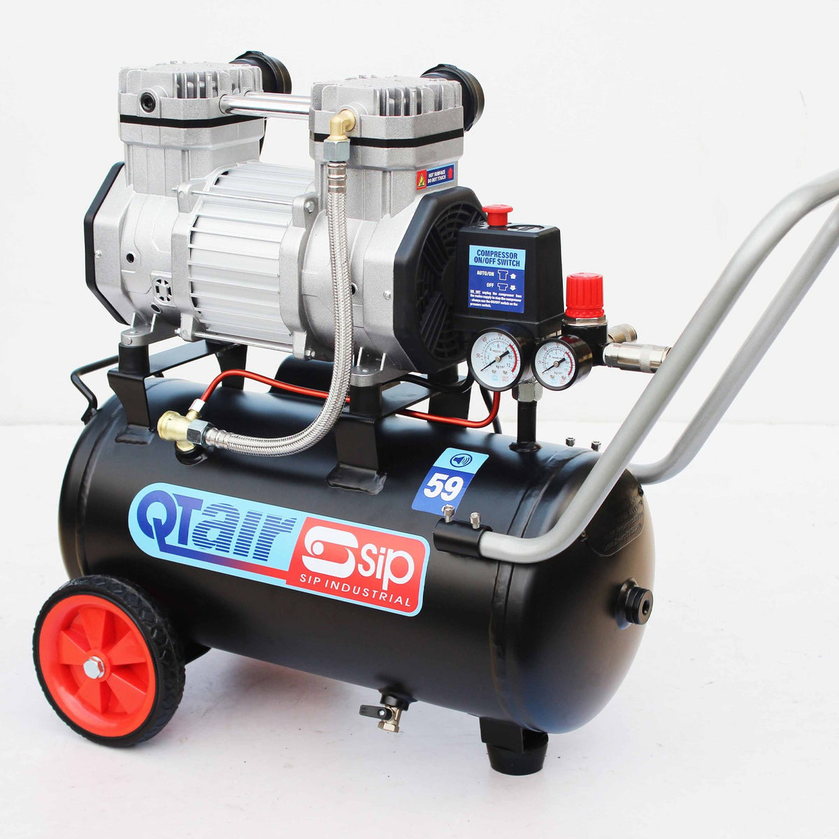 SIP QT DD 1.5hp 24ltr Ultra Low Noise Compressor - 05491