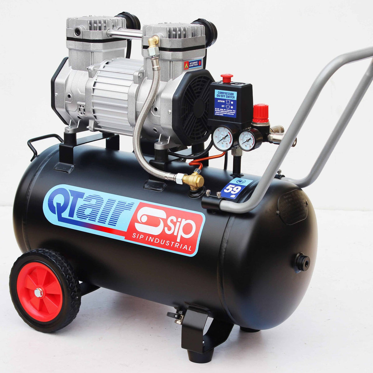 SIP QT DD 1.5hp 50ltr Ultra Low Noise Compressor - 05492
