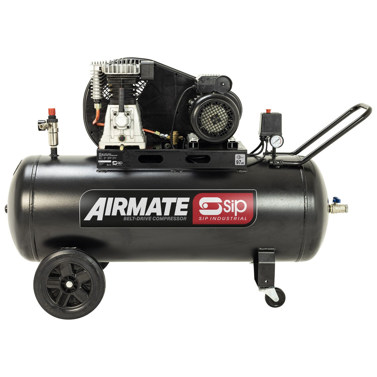 SIP BD 3HP 150ltr Belt Drive Compressor - 06476