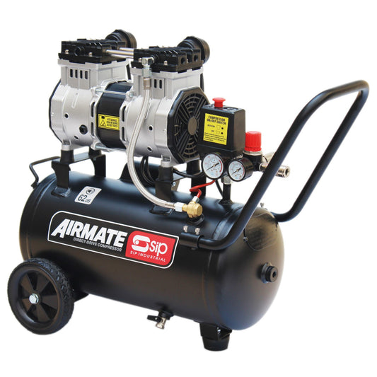SIP AIRMATE® 24L 2hp Low Noise Compressor - 05478