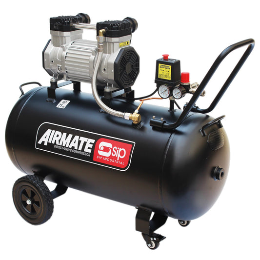 SIP AIRMATE® 100L 3hp Low Noise Compressor - 05481