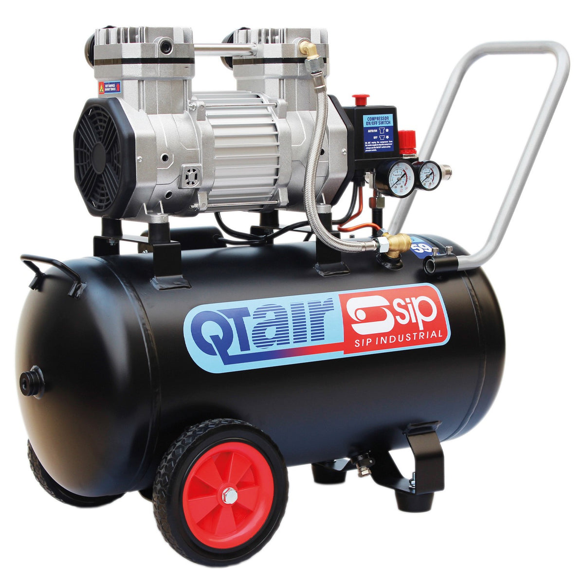 SIP QT DD 1.5hp 50ltr Ultra Low Noise Compressor - 05492