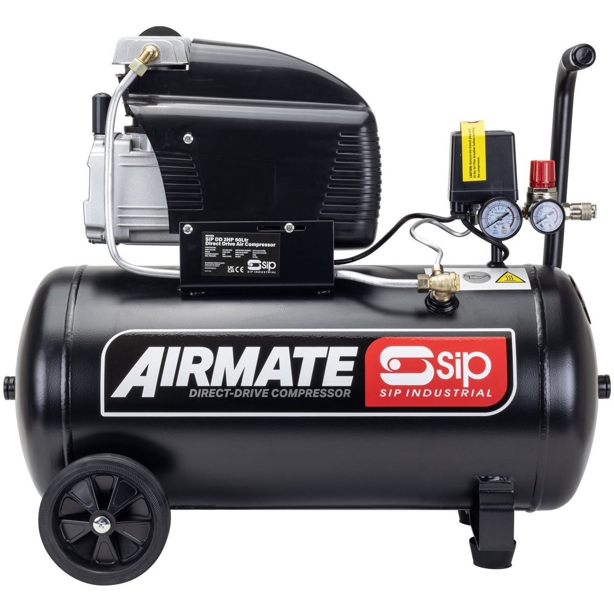 SIP AIRMATE® 50L 2hp Oil-Lubricated Compressor - 06459
