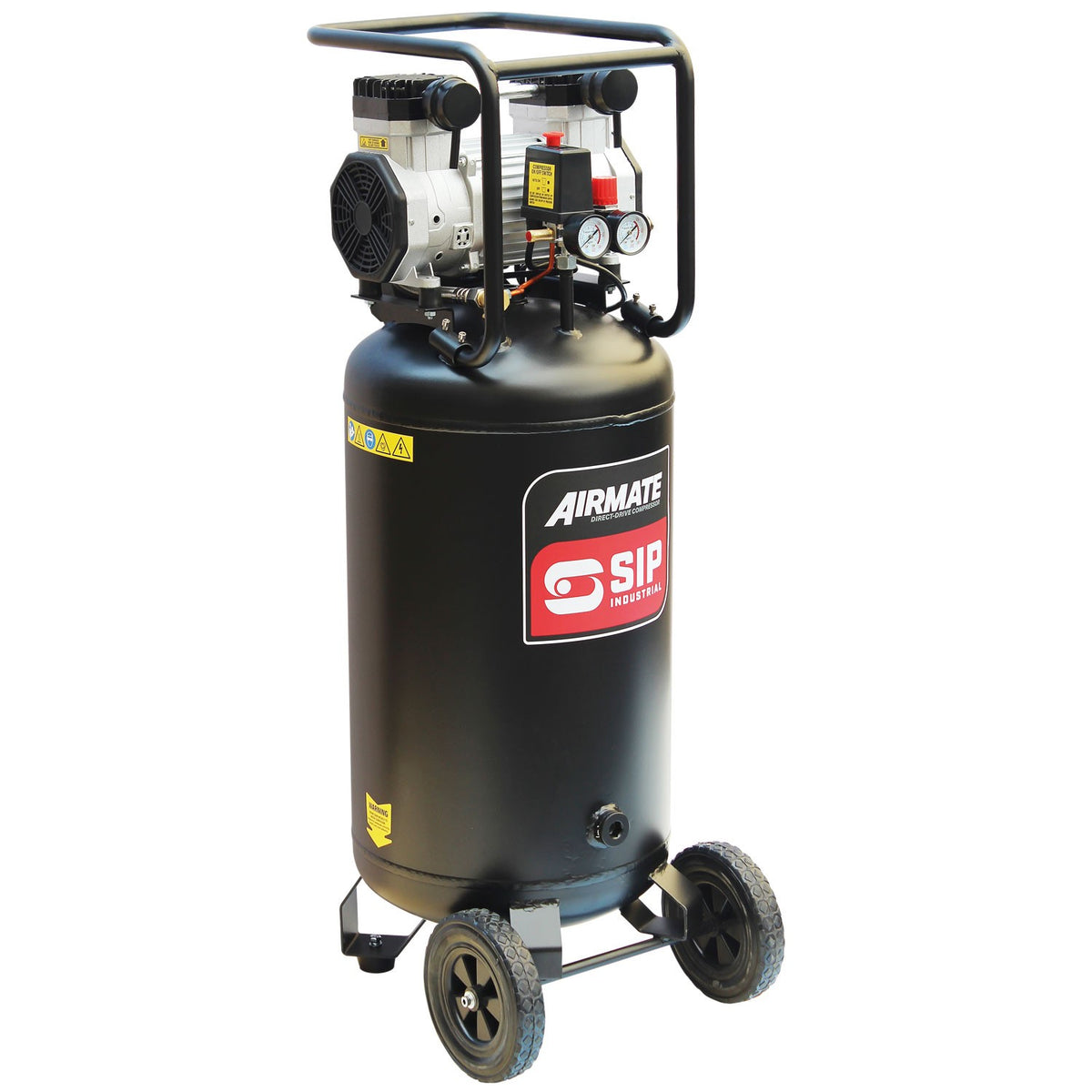SIP AIRMATE® 100L 3hp Low Noise Vertical Compressor - 05484