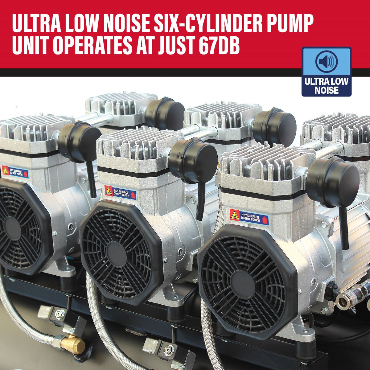 SIP QT AIR DD 4.5hp 200ltr Compressor & Hose Reel - 05498AHR15