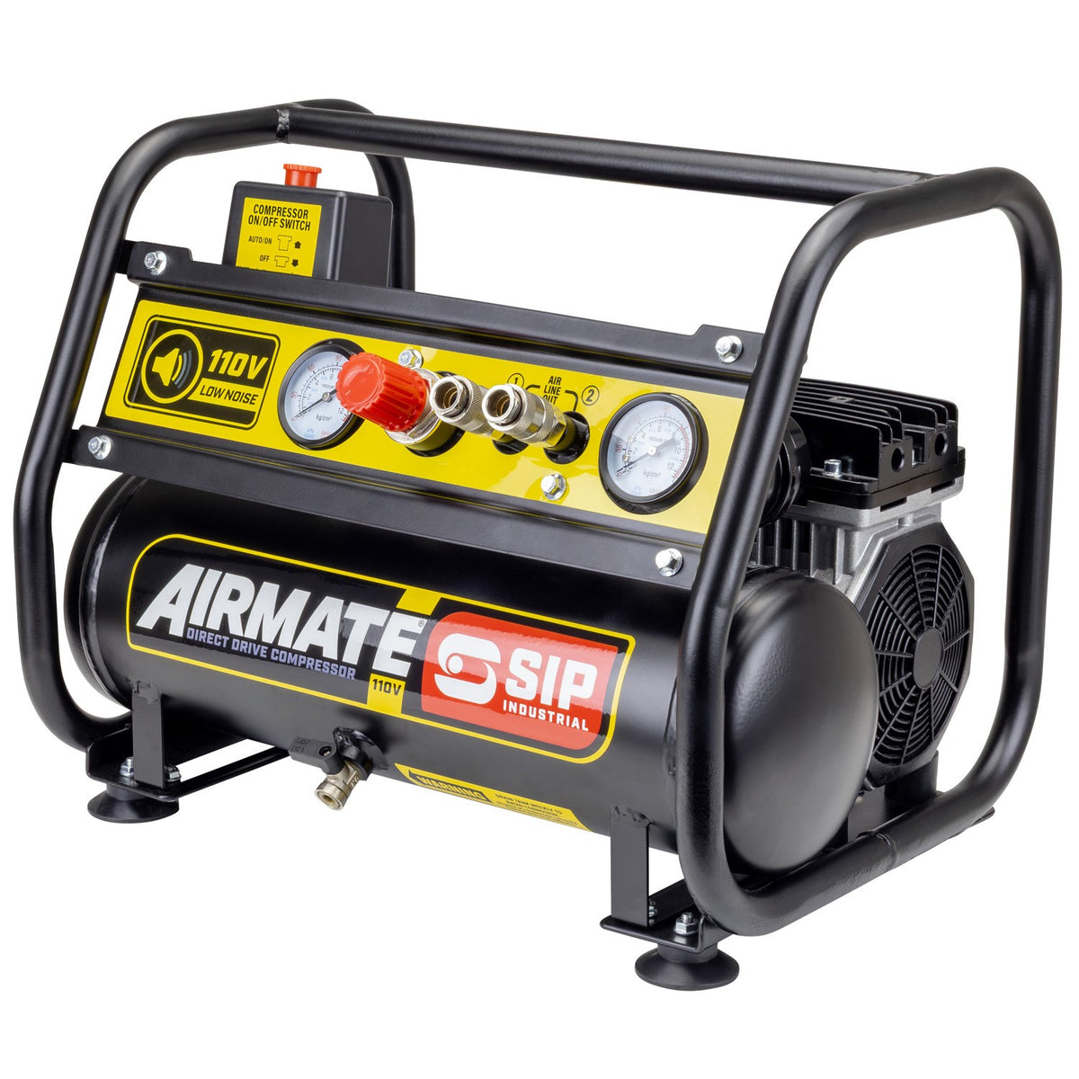 SIP 110V 6L Low Noise Direct Drive Compressor - 05870