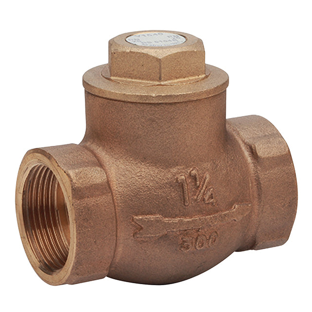 1 1 2 bronze swing check valve pn25 npt lv1547