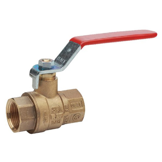 1 2 brass ball valve standard pattern npt lv 4172