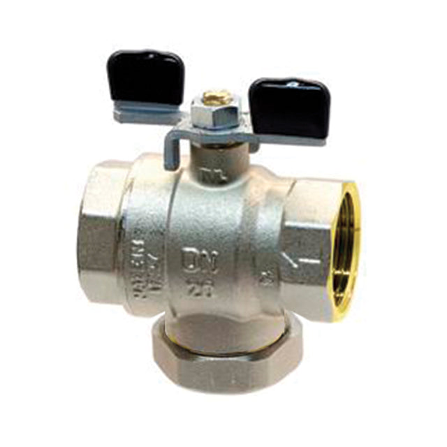 1/2" Brass Filter Ball Valve – Tee Handle – WRAS Approved. VS 4434