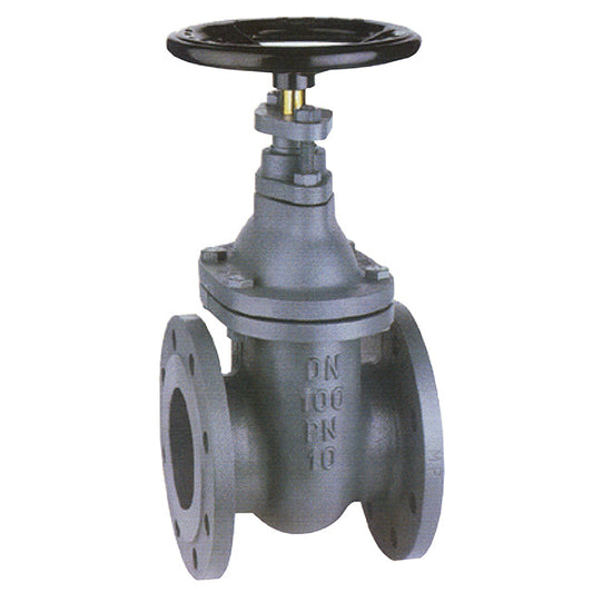 2 cast iron gate valve flanged pn16 brass stem pn10 rated lv5105