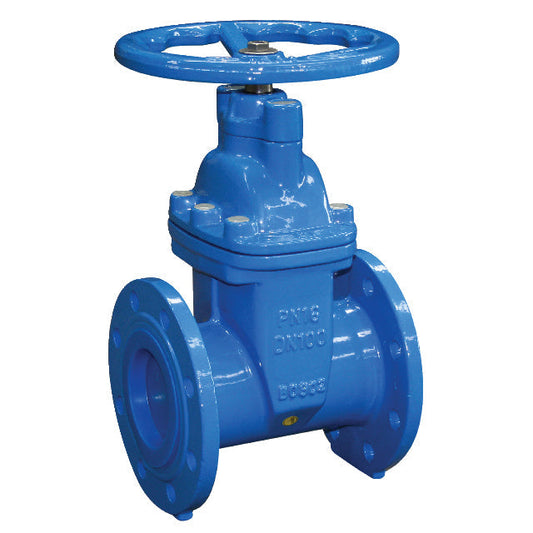 8 ductile iron gate valve flanged pn16 soft seated lv5140