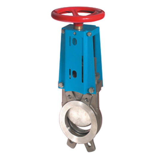 4 stainless steel knife gate valve unidirectional handwheel operated lv5810