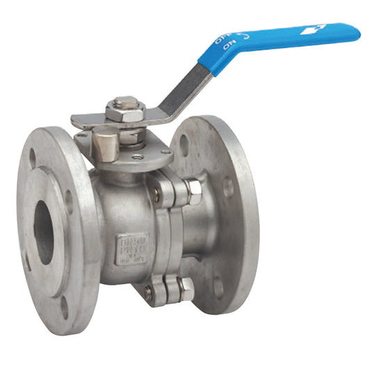 8 stainless steel ball valve flanged pn16 lv6350