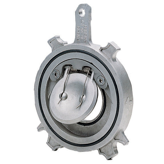 10 brandoni stainless steel spring swing check valve wafer pattern viton seat vs 6826