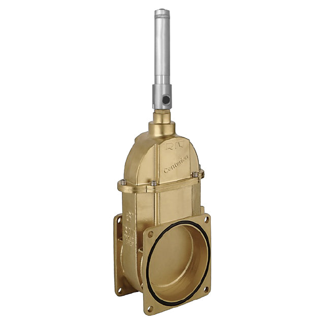 6" Brass Vacuum Tanker Gate Valve with Hydraulic Jack - RIV34