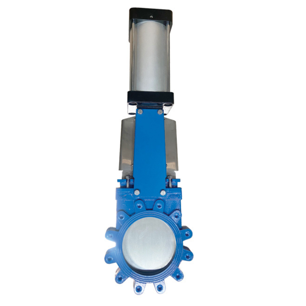 2 1/2" Cast Iron Knife Gate Valve – Unidirectional – Double Acting Actuator  VS 9987