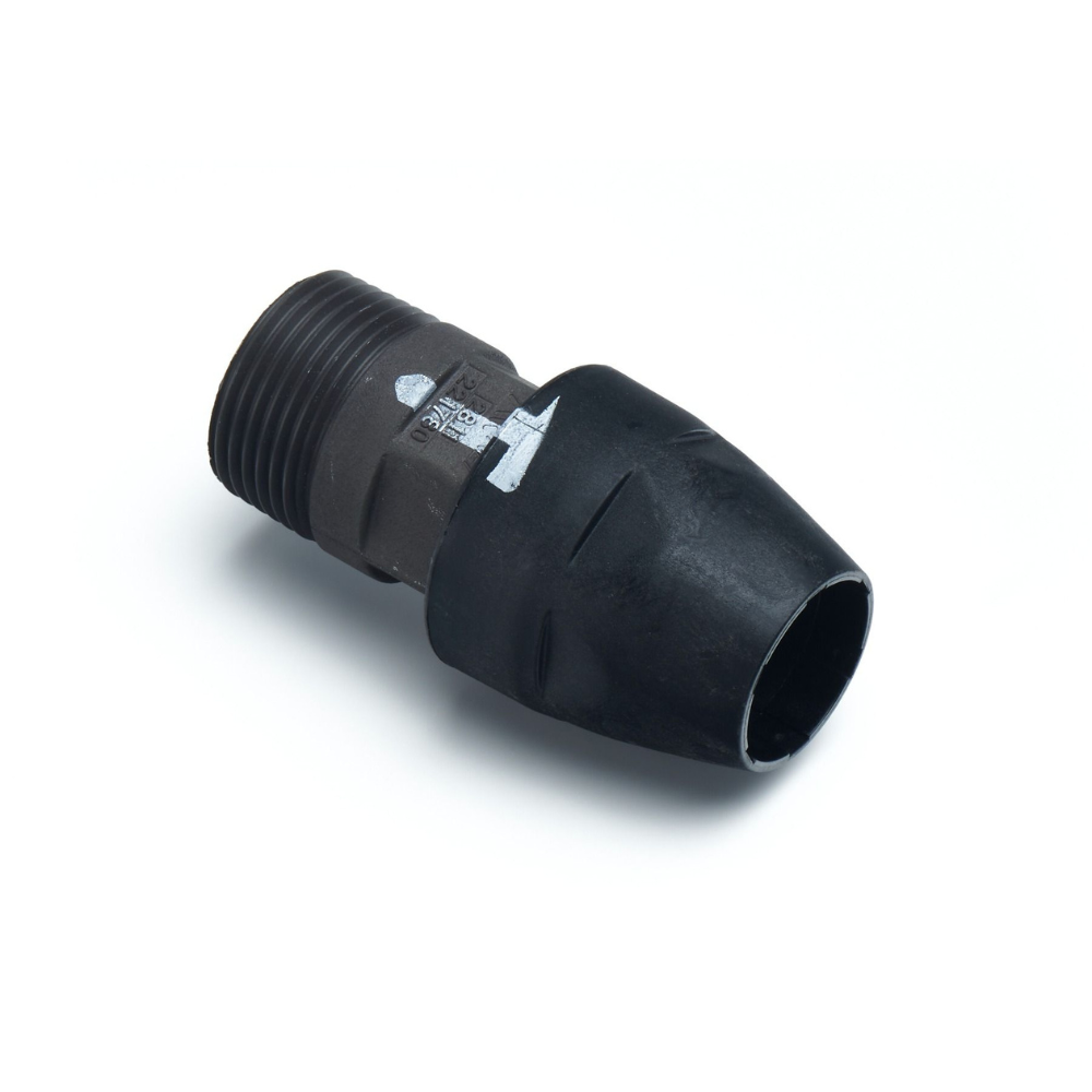 Atlas CopCo D25 x D1 Nipple Socket ISO 7R Male · Aluminium