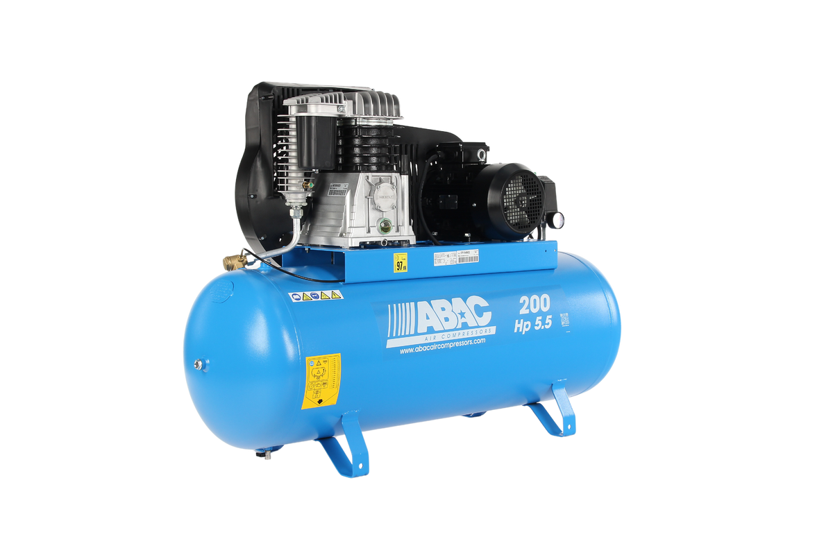 ABAC PRO B5900B 200 FT5.5 - 3 Phase 4kw 200L 23CFM 10Bar Air Compressor - 4116019759 - airlinkcompressors.com