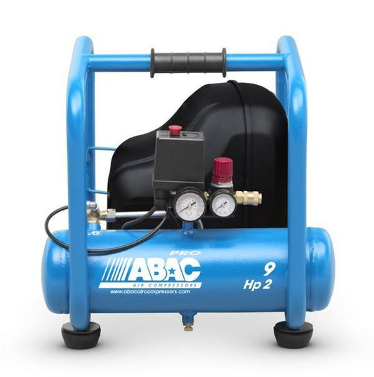 ABAC Start O20P Roll Cage 110v Air Comrpressor - 8.1 CFM, 2 HP, 9L, 110V - 1121020318 - airlinkcompressors.com