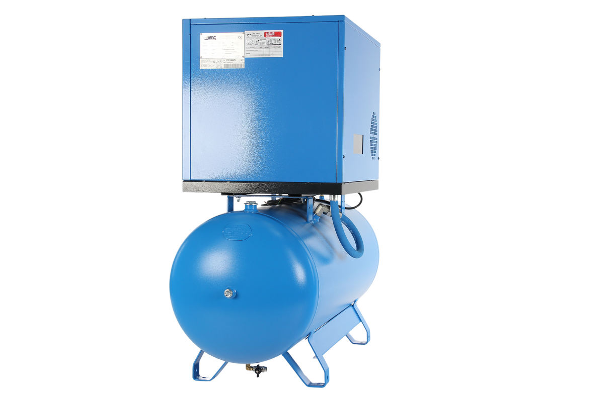 ABAC LN1 B5900 270L Tank Mounted Silenced Air Compressor T5.5 415 Volt 20CFM - 4116026060 - airlinkcompressors.com