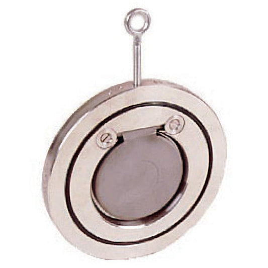 1 1/2" Ghibson Stainless Steel Swing Check Valve – Wafer Pattern. Viton Seat  VS6820