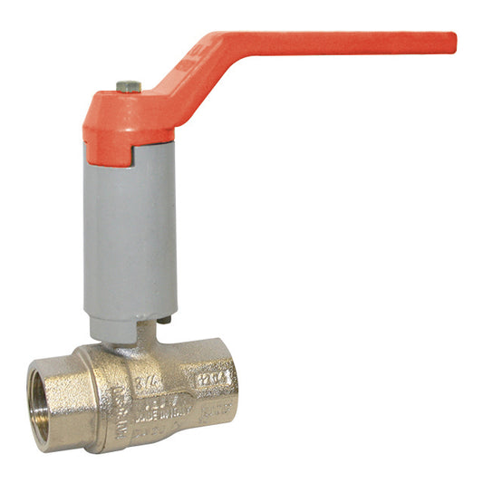 1 1/2" RIV Brass Ball Valve fitted with Neck Extension. VS4179