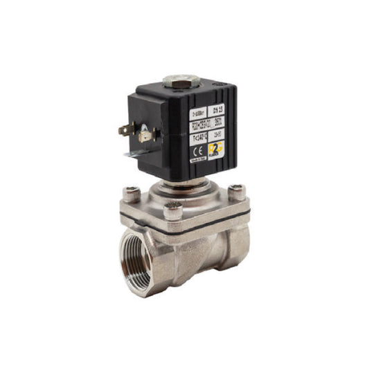 1" RIH1 Stainless Steel Solenoid Valve – 2/2 Combined Acting – Viton Diaphragm  RI H1