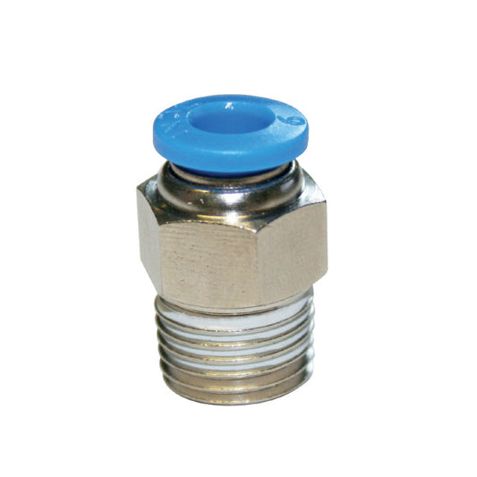 4mm x 1/4" Male Hex Stud – Push-in Fitting. JPC