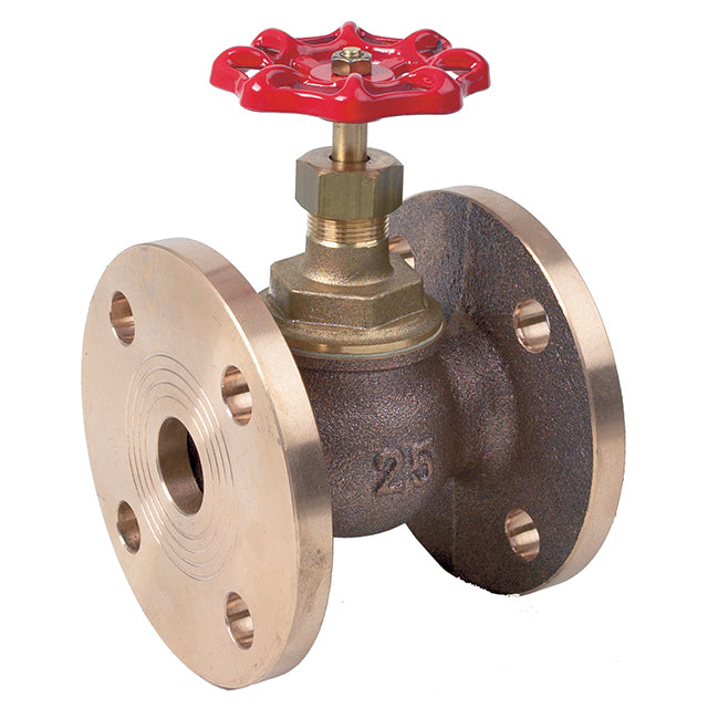 3 bronze globe valve flanged pn16 sdnr lv1048