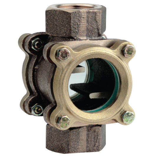 2 1/2" FP Bronze Flow Indicator. VS1318